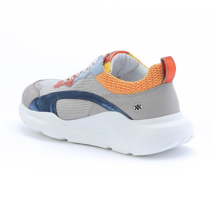 Kunoka IZZI platform sneaker - grey and yellow Platform Sneaker grey