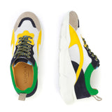 Kunoka IZZI platform sneaker - white yellow multi Platform Sneaker multicolor