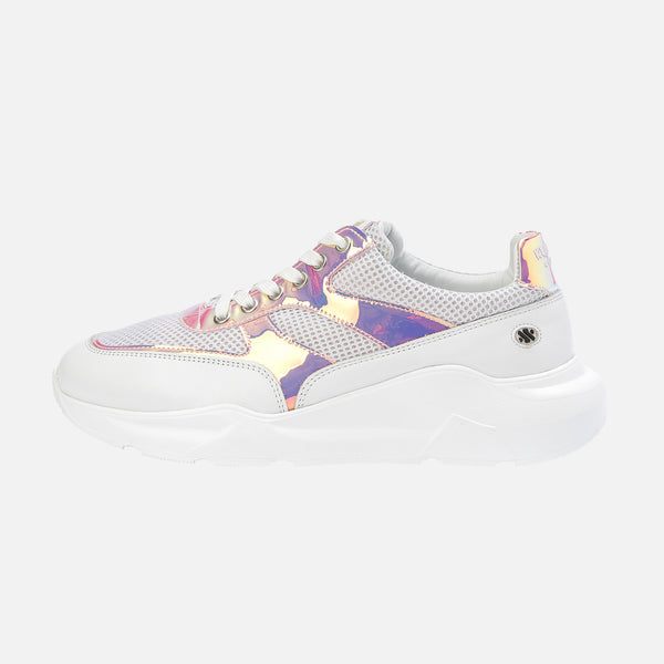 Kunoka IZZI platform sneaker - holographic pink Platform Sneaker pink