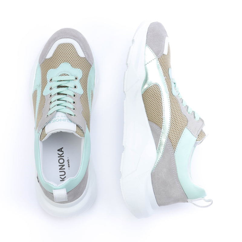 Kunoka IZZI platform sneaker - galactic mint Platform Sneaker multicolor