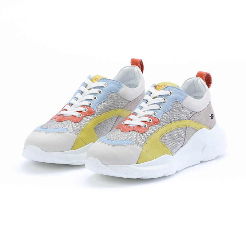 Kunoka IZZI platform sneaker - yellow shwoosh Platform Sneaker multicolor