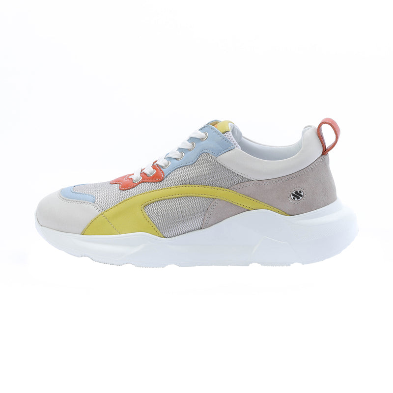 Kunoka IZZI platform sneaker - yellow shwoosh Platform Sneaker multicolor