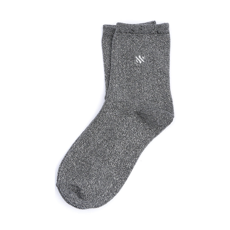 Glitter sock - grey