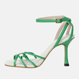 Kunoka KARASSA high heel sandal - Grasshopper High Heel Sandal green