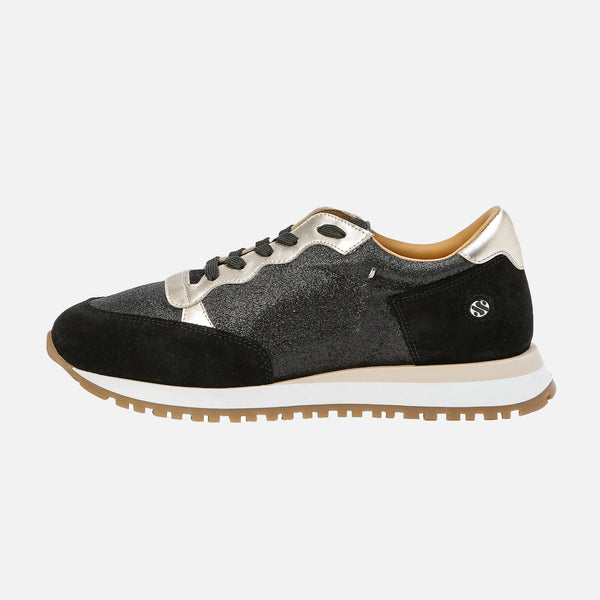 Kunoka KAY runner sneaker - glitter black Runner Sneaker black