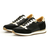 KAY runner sneaker - glitter black