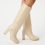 Kunoka LEONIE high boot - beige High Boot white