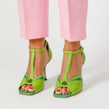 Kunoka MURIEL high heel sandal - Grasshopper High Heel Sandal green