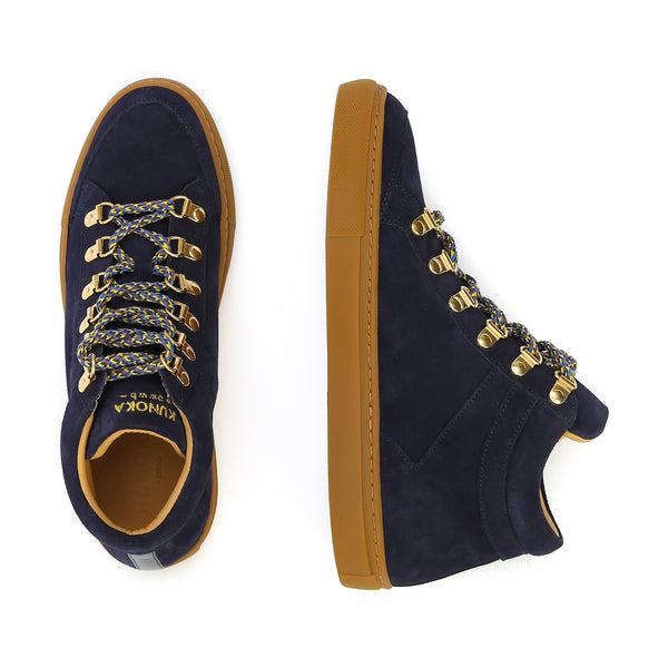 MICHÈLE semi high-top sneaker - blue