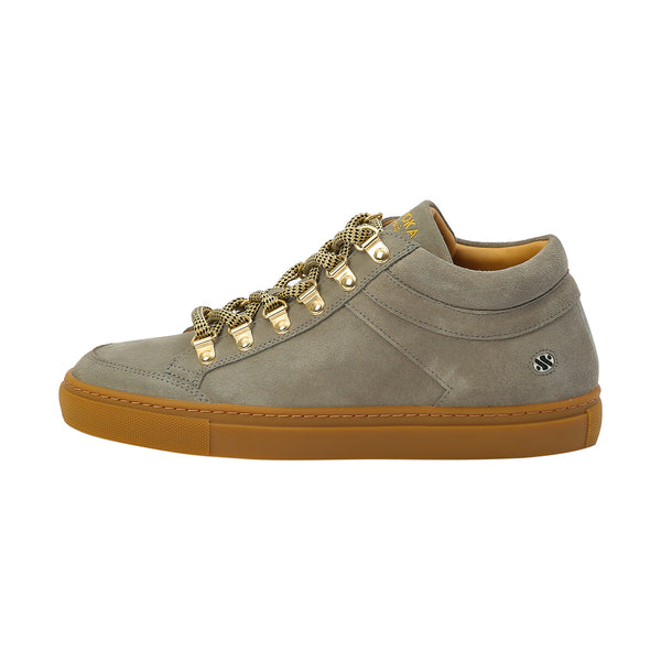 MICHÈLE semi high-top sneaker - grey