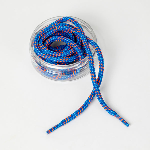 Kunoka NESTEL round lace - blue/pink Laces blue