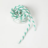Kunoka NESTEL round lace - white/green Laces green