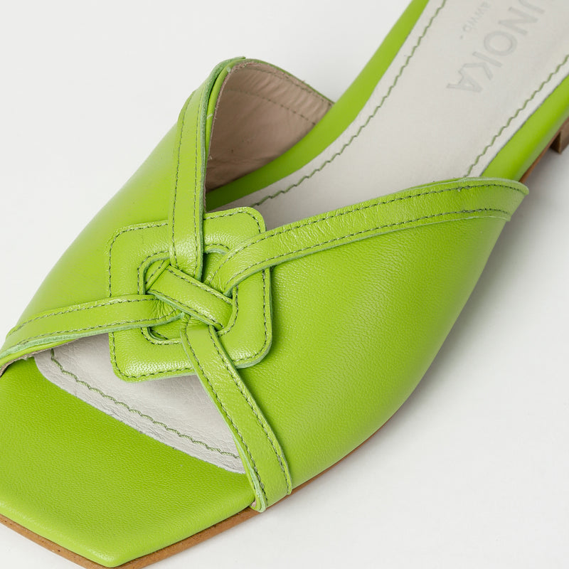 Kunoka SANDRINE flat sandal - Grashopper Flat Sandal green