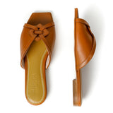 Kunoka SANDRINE flat sandal - Viola Flat Sandal brown