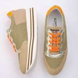 Kunoka STRIPY platform sneaker - Swan Platform Sneaker beige