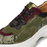 UGLY platform sneaker - snake khaki