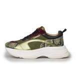 UGLY platform sneaker - snake khaki