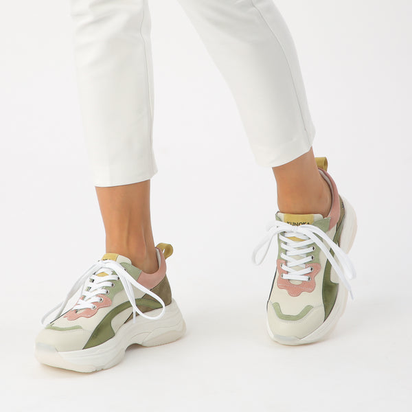 UGLY platform sneaker - soft green