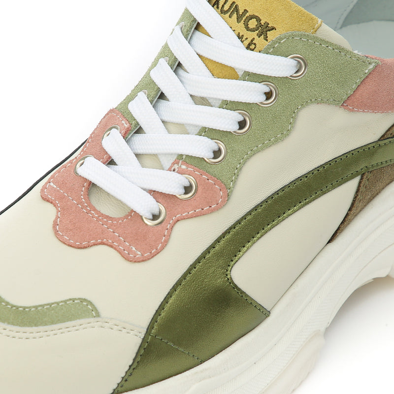 UGLY platform sneaker - soft green