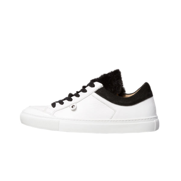 GABRIELLE low sneaker - white/black collar