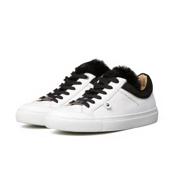 GABRIELLE low sneaker - white/black collar