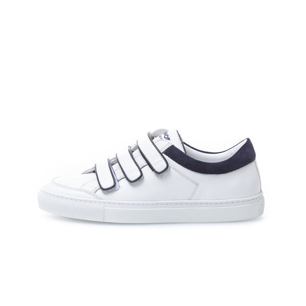 VICTOIRE low sneaker - white/blue collar