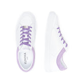 GABRIELLE low sneaker - white/lilac collar