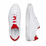 ALEX low sneaker - white/red collar